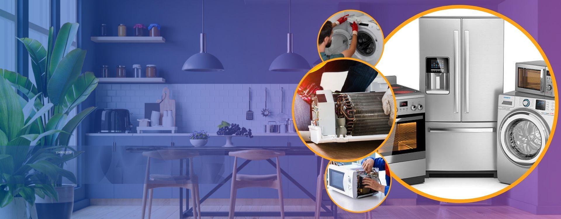 Professional AC, Refrigerator and Washing Machine Repair Banner